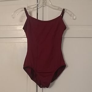 Maroon Camisole Leotard